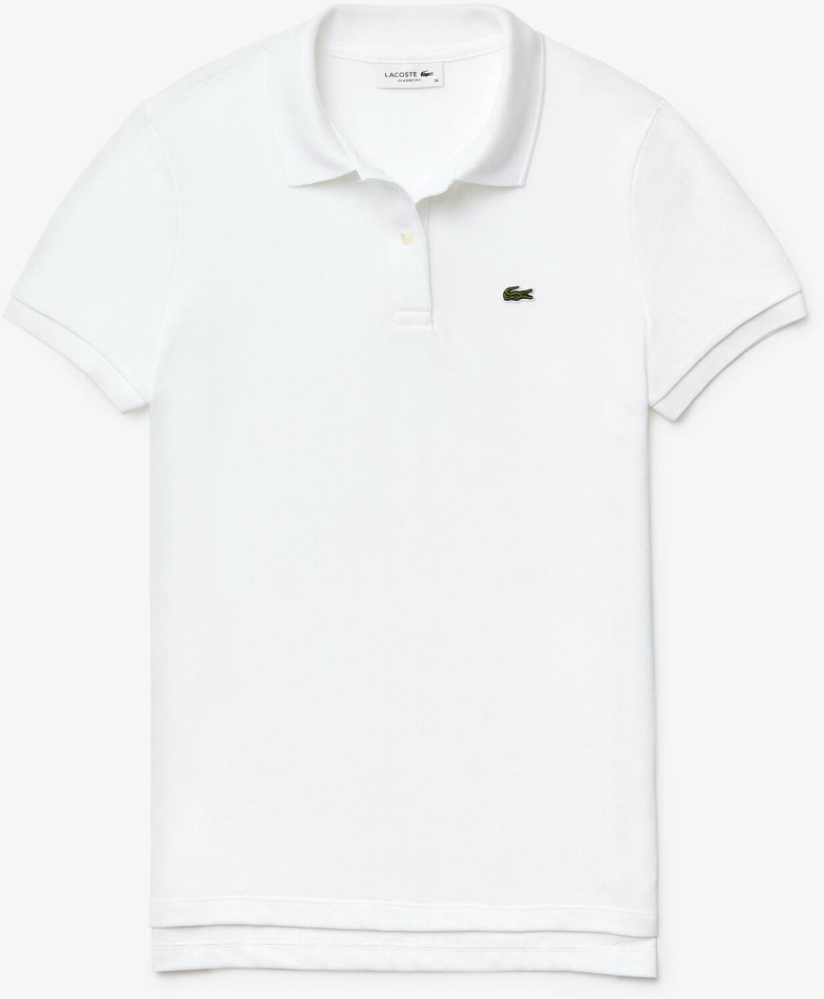 Lacoste Women's Lacoste Classic Fit Soft Cotton Petit Piqué Polo Shirt (PF7839)white (PF7839-001) T-shirts femme