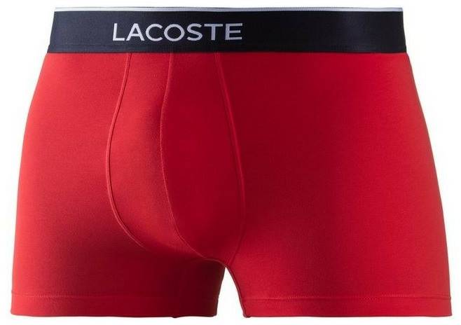 Lacoste 3-Set Casual Signature Boxershorts (5H3411)methylene/argent chine Sous-vêtements homme