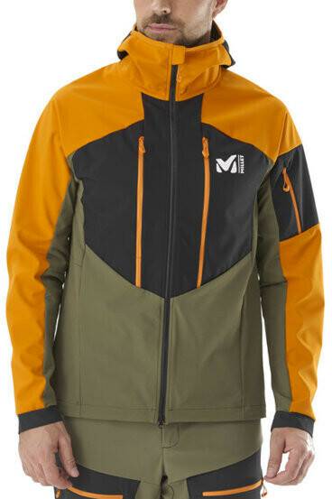 Millet Softshell Jkt WHITE SHIELD(MIV9905) ivy/maracuja Vêtements de sports d'hiver