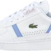 Baskets Lacoste T-CLIP Trainers Womenwhite/light blue