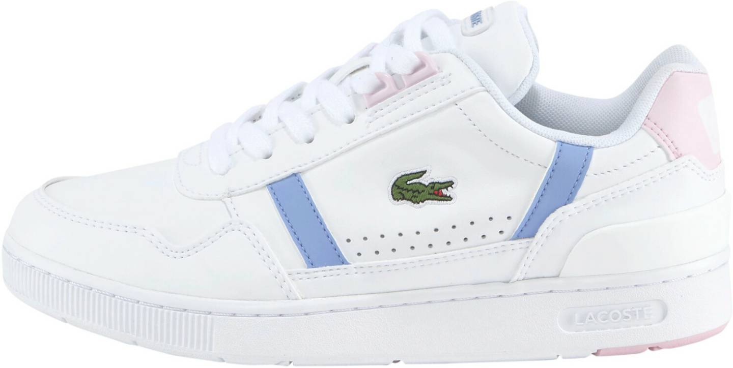 Baskets Lacoste T-CLIP Trainers Womenwhite/light blue