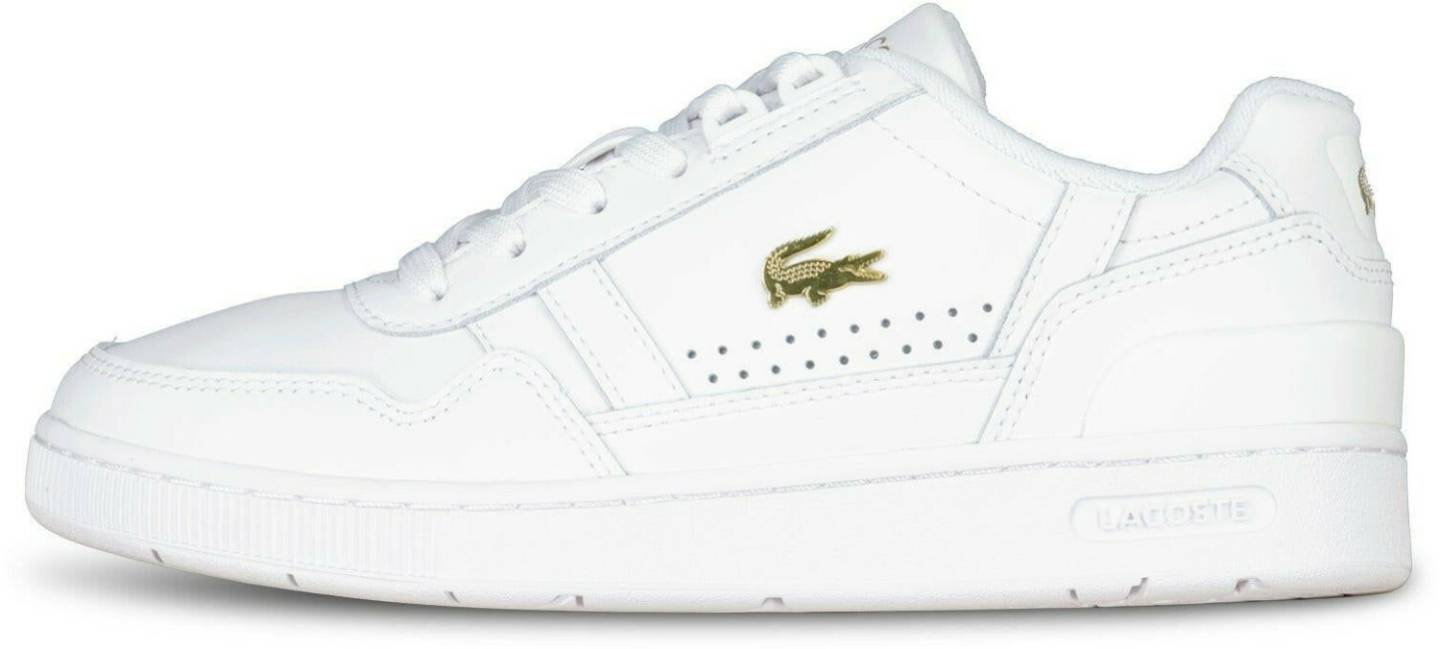 Baskets Lacoste T-CLIP Trainers Womenwhite/gold (47SFA0060)