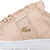 Lacoste Thrill Leather and Synthetic Trainersnatural/white Baskets