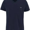 Lacoste (TH2036)navy blue T-shirts homme