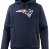 New Era New England Patriots Hoodieoceanside blue Équipement football américain