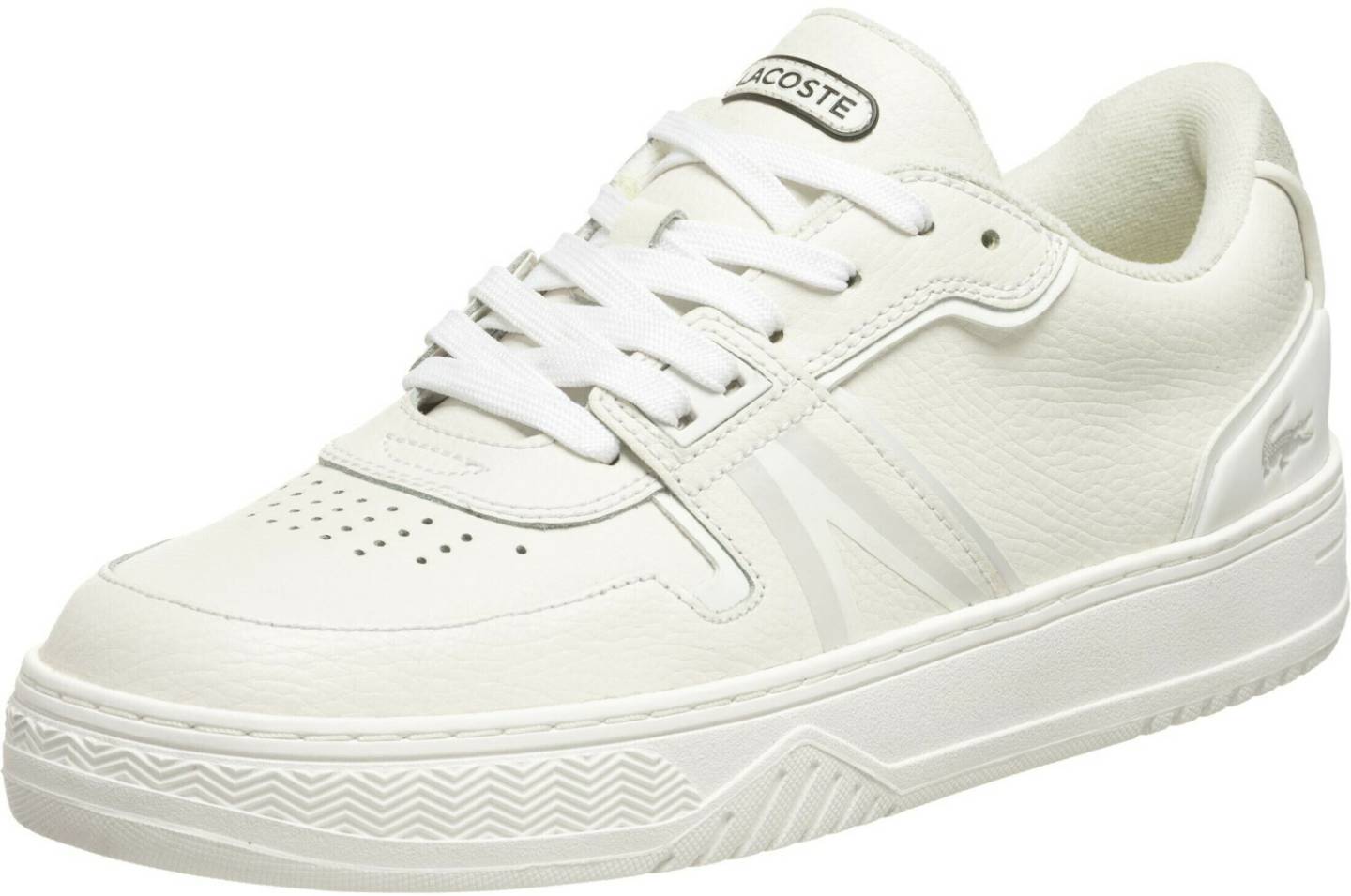 Lacoste L001 Women (Leather)(42SFA0076) white/off white Baskets