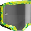 Leatt Goggles Velocity 5.5neon lime light grey 58% Vêtements moto