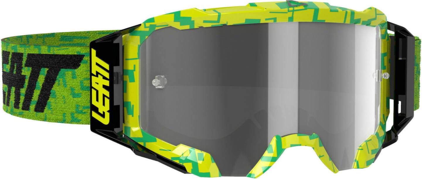 Leatt Goggles Velocity 5.5neon lime light grey 58% Vêtements moto