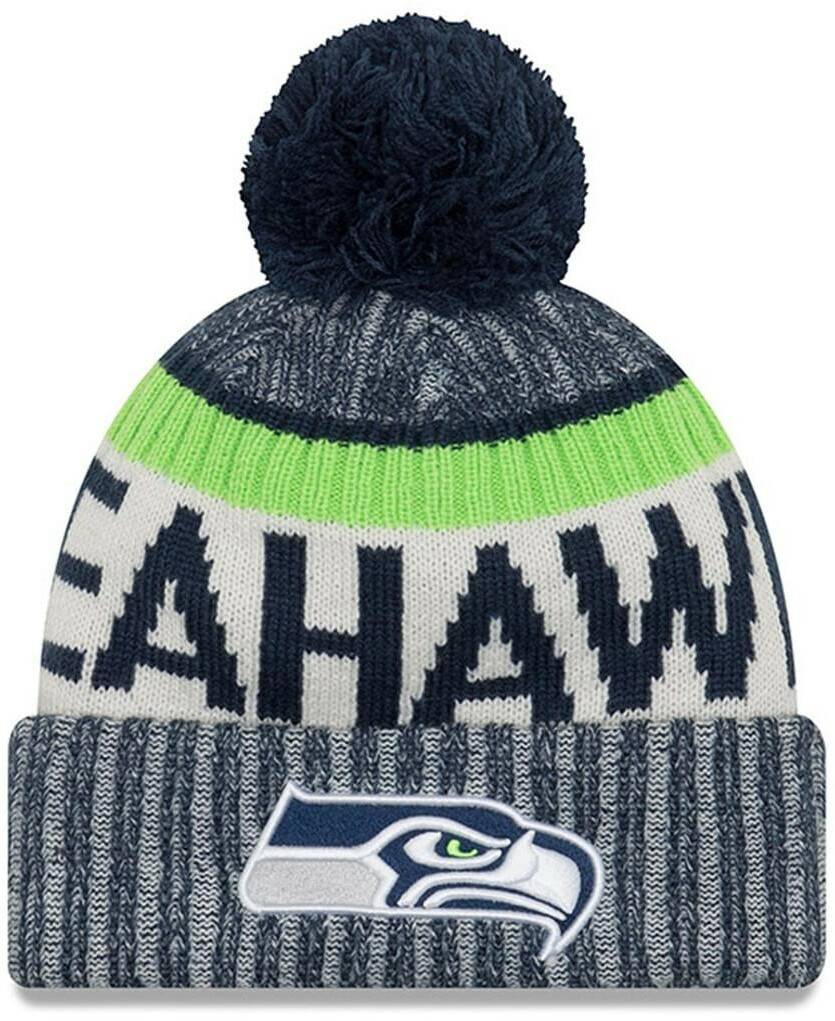 Bonnets New Era ONF NFL17 Sport Knit BeanieSeattle Seahawks Sport Knit Beanie blue