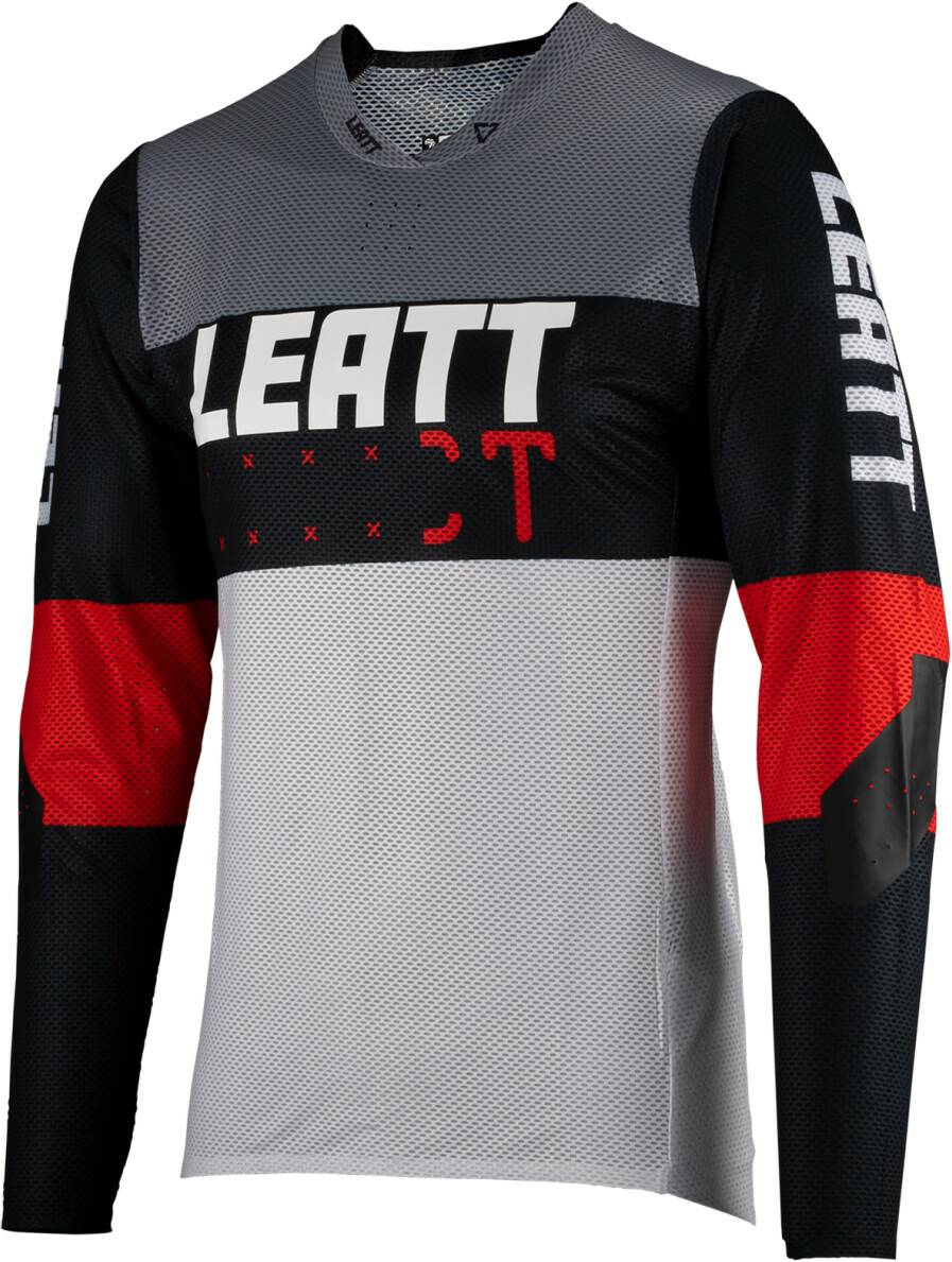 Leatt Gravity 4.0 Junior MTB Jerseytitanium Équipement du cycliste