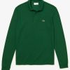 Lacoste L1312 Long-sleeve Classic Fit Polo Shirtgreen T-shirts homme