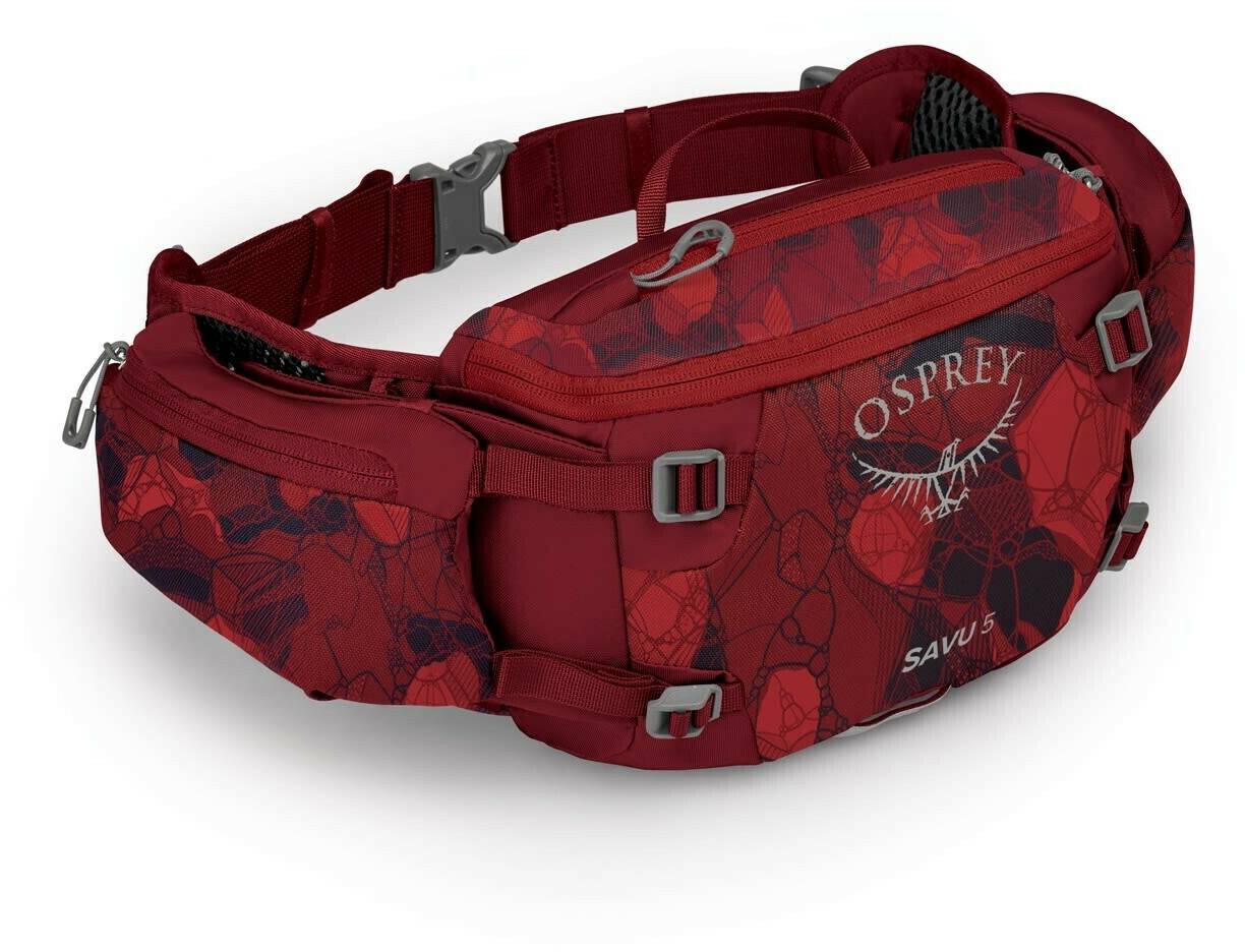 Osprey Savu 5 (1-075)claret red Sacs banane