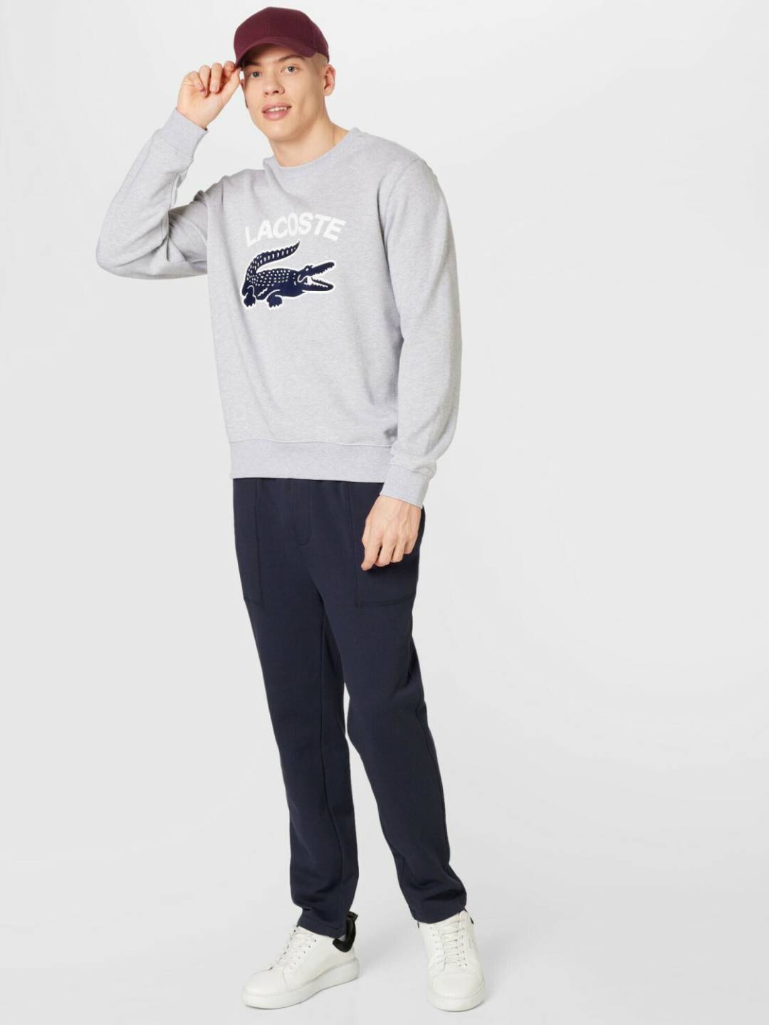 Lacoste Sweater (SH9689)grey Pulls & sweats homme