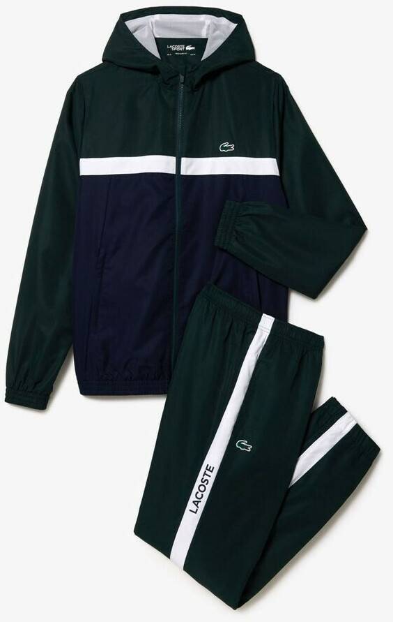 Lacoste Tennis Tracksuit (WH1793)green/navy blue/white Sportswear