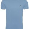 T-shirts homme Lacoste Men's Crew Neck Pima Cotton Jersey T-shirt (TH6709)blue (HBP)