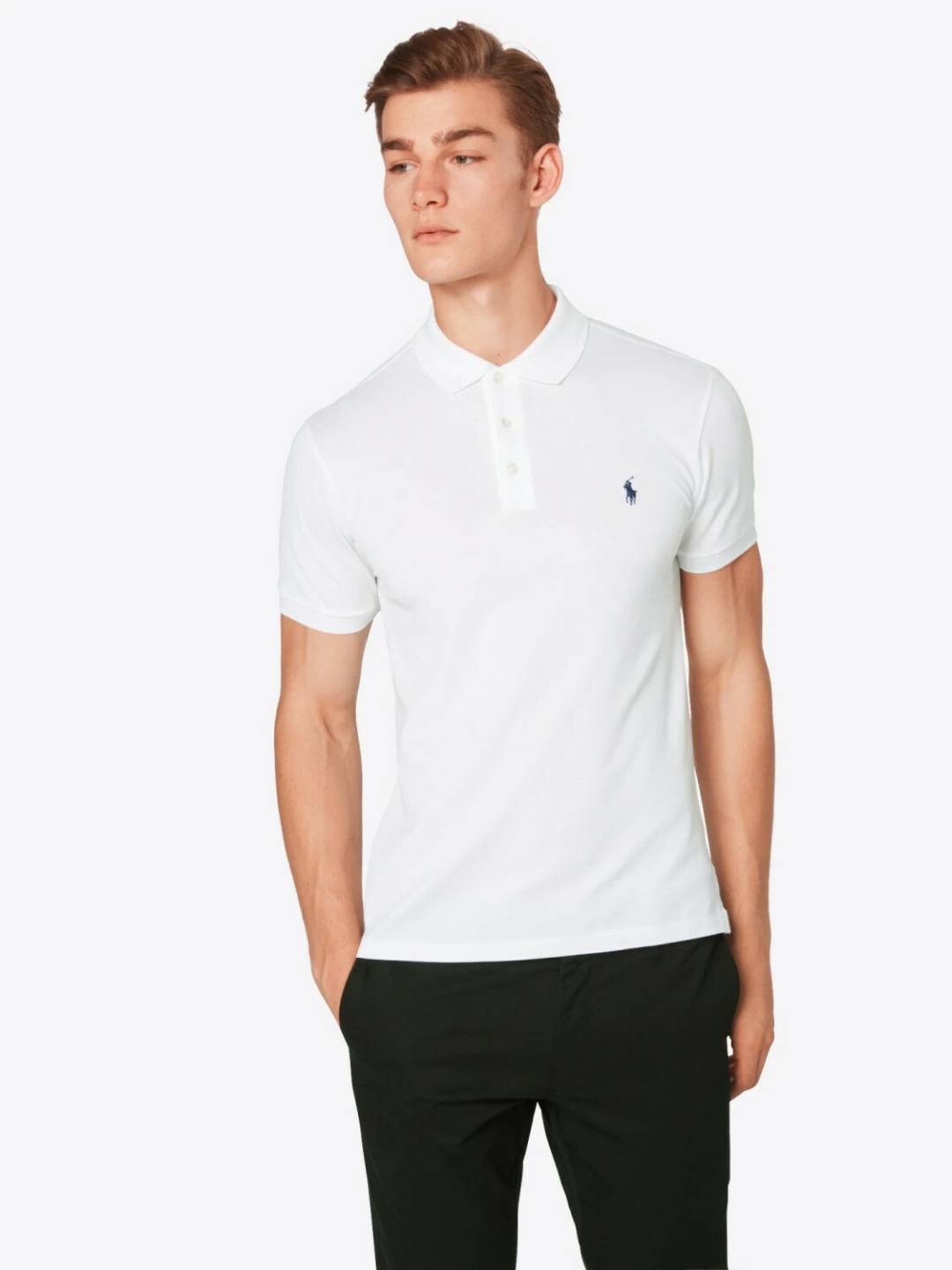 T-shirts homme Polo Ralph Lauren Poloshirt (710541705)white