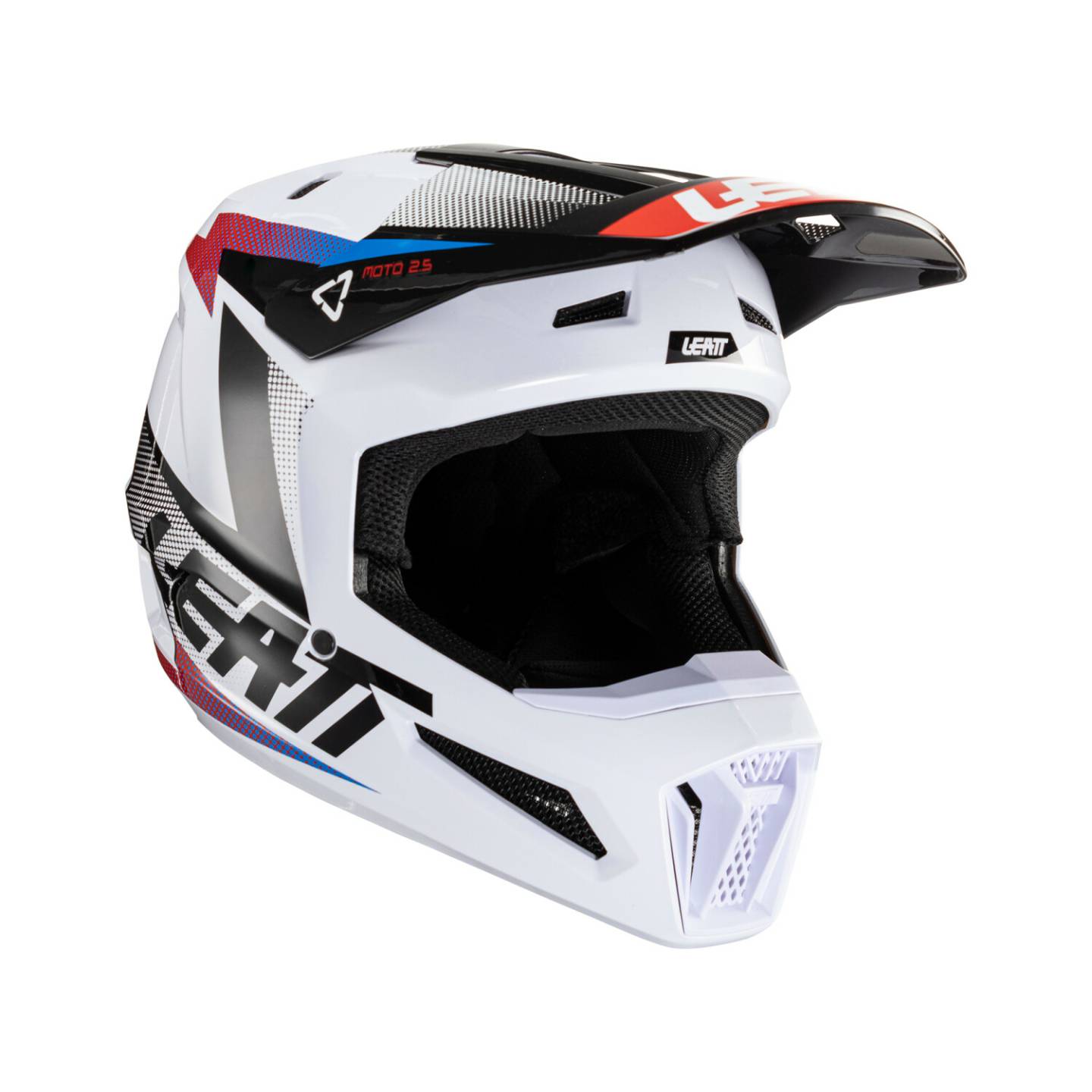 Leatt 2.5 MX Helmet V24Black/White Casques moto