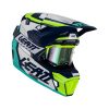 Leatt Kit Moto 7.5 V.23 with 4.5 gogglesBlue Casques moto