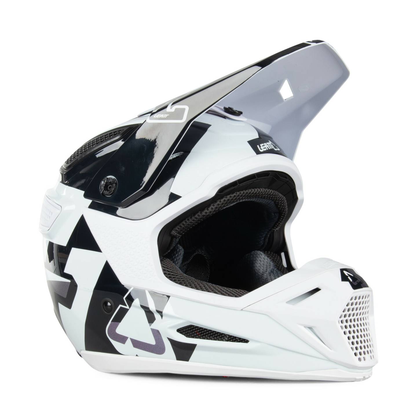 Casques moto Leatt GPX 5.5 Composite V19.1Black/White