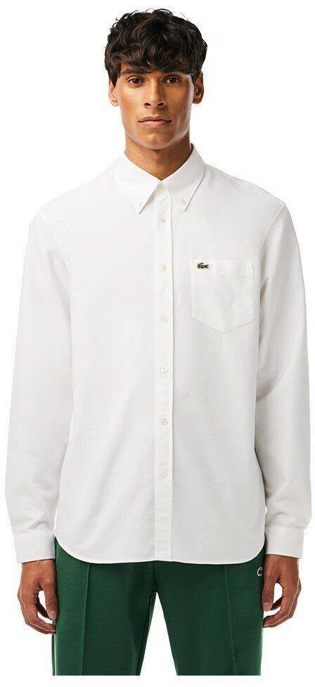 Chemises homme Lacoste Long Sleeve Shirt (CH1911)white