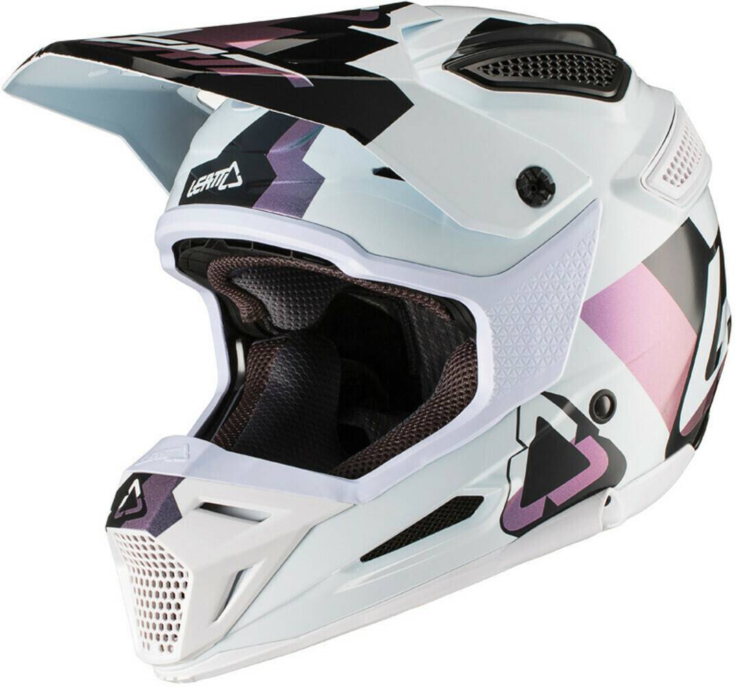 Casques moto Leatt GPX 5.5 Composite V19.1Black/White