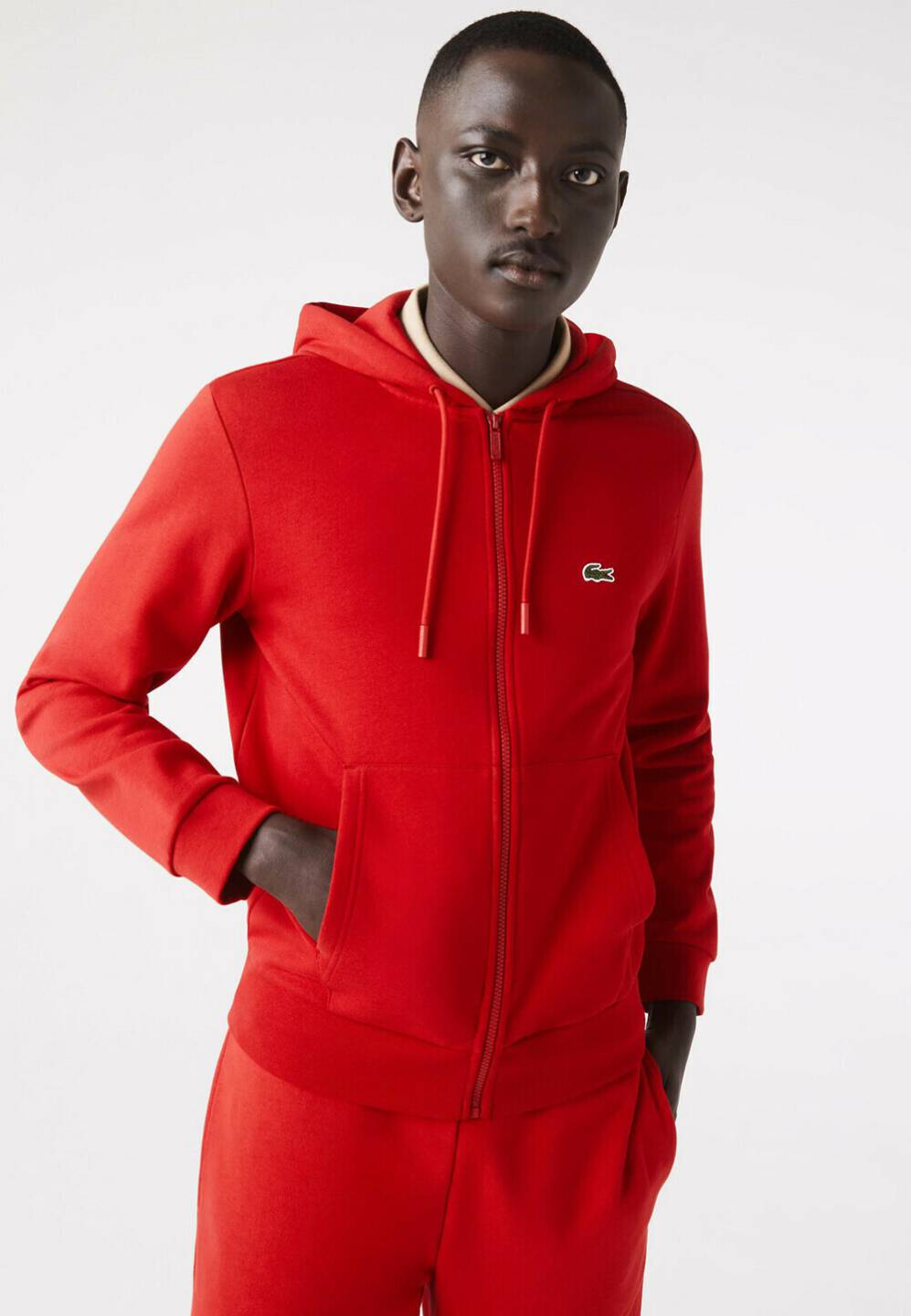 Lacoste Sweatshirt (SH9626)red Pulls & sweats homme