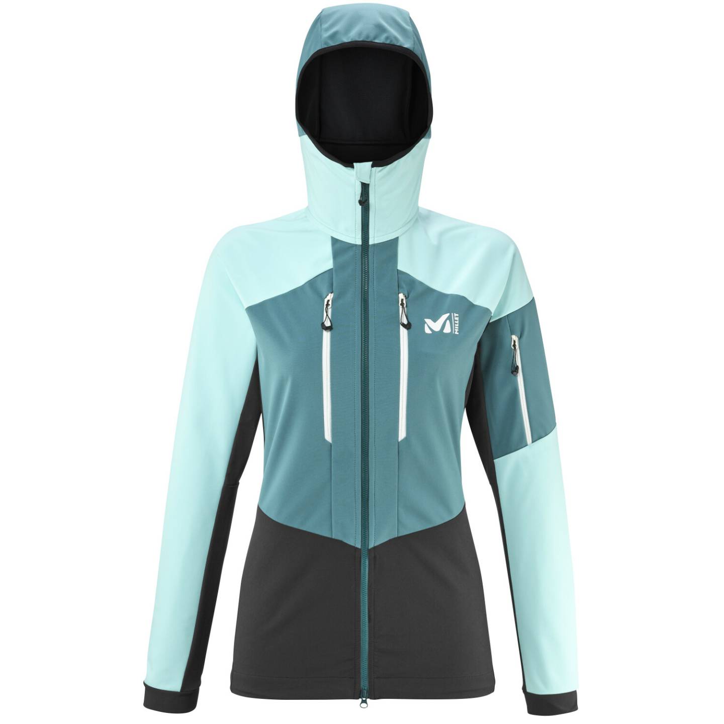 Millet Softshell Jkt White Shield Womenblue Vêtements de sports d'hiver