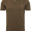 Polo Ralph Lauren Slim Fit Mesh Polo Shirt (481542)Poloshirt (710795080/017) green T-shirts homme