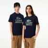 T-shirts homme Lacoste Short Sleeve Shirt (TH1218)navy blue