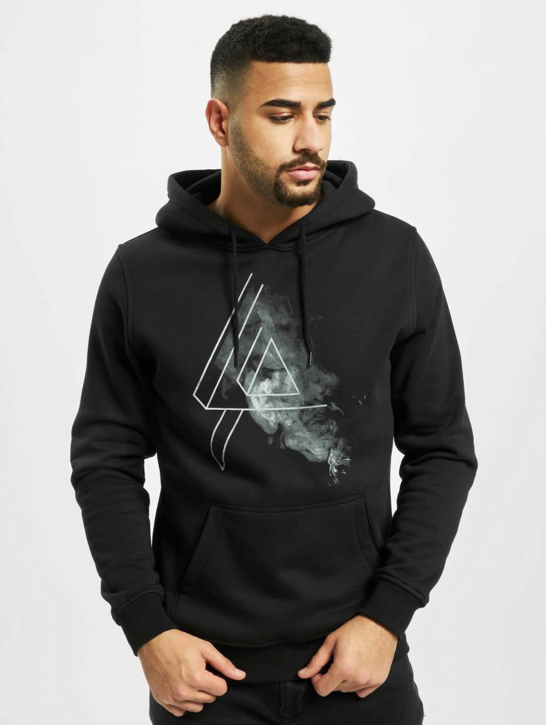 Pulls & sweats homme Merchcode Hoodie Linkin Park Logo black (MC044BLK)