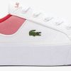 Lacoste ZIANE PLATFORMwhite/red Baskets