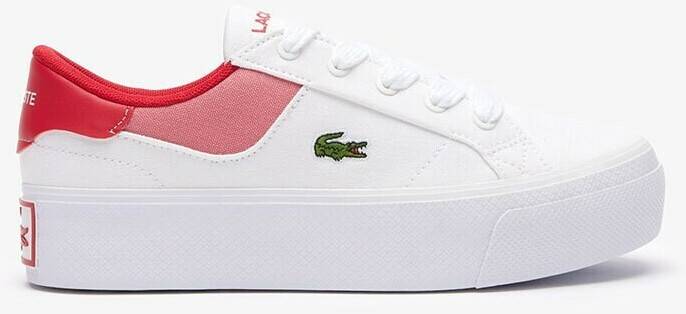 Lacoste ZIANE PLATFORMwhite/red Baskets