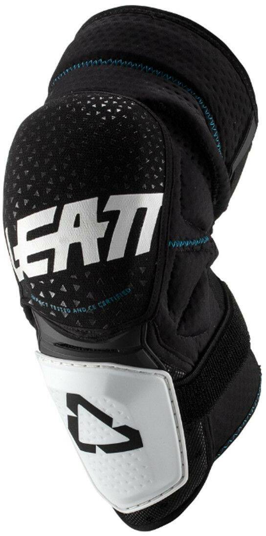 Vêtements moto Leatt Knee guard 3DF Hybrid3DF Hybrid 2018 - white/black