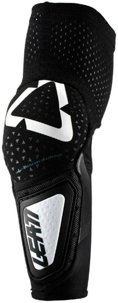 Vêtements moto Leatt Elbow Guard 3DF Hybrid3DF Hybrid 2018 - white/black