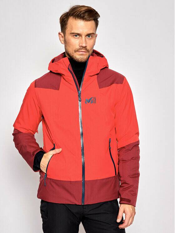 Vêtements de sports d'hiver Millet Roldal Ski Jacketfire tibetan red