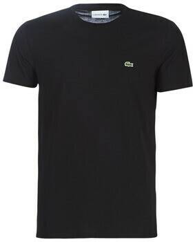 T-shirts homme Lacoste Men's Crew Neck Pima Cotton Jersey T-shirt (TH6709)black