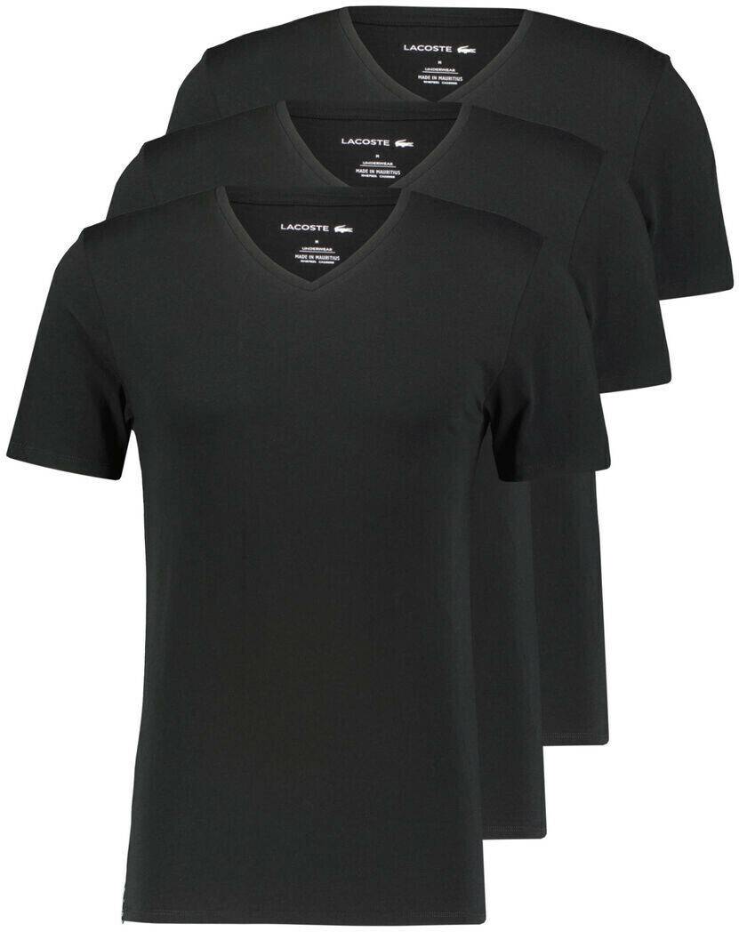 Sous-vêtements homme Lacoste 3-Pack T-Shirt (TH3374)black