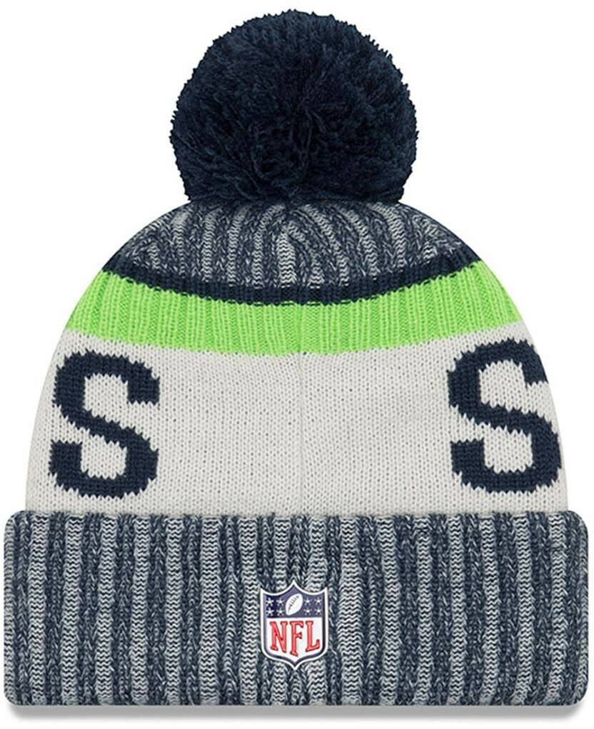 Bonnets New Era ONF NFL17 Sport Knit BeanieSeattle Seahawks Sport Knit Beanie blue