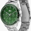 Lacoste Boston Chronographgreen/silver strap Montres