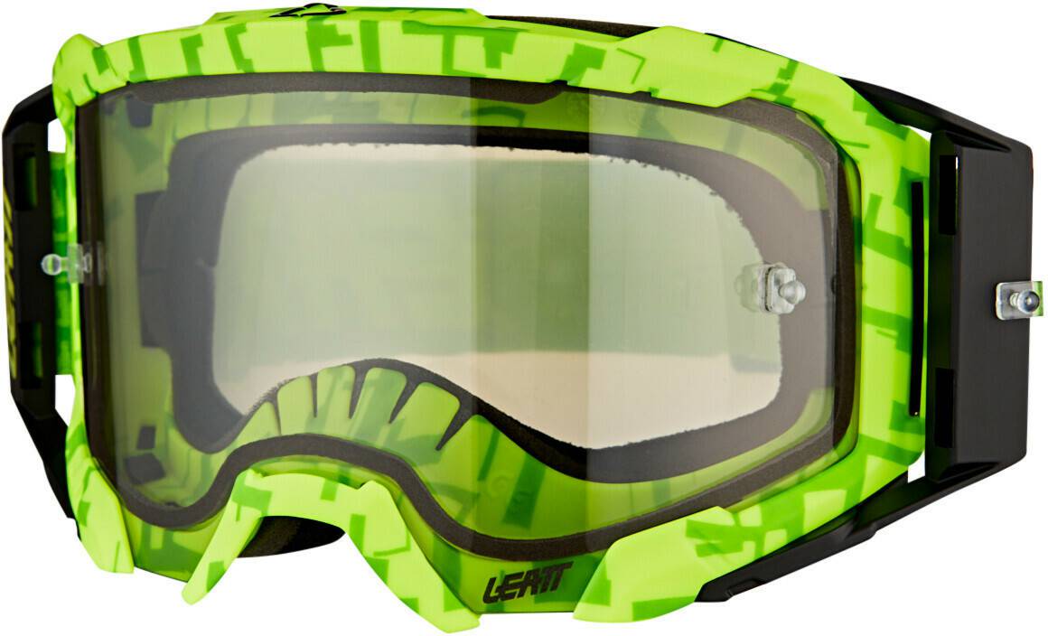 Leatt Goggles Velocity 5.5neon lime light grey 58% Vêtements moto