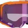 Leatt Goggles Velocity 5.5iriz neon orange purple 78% Vêtements moto