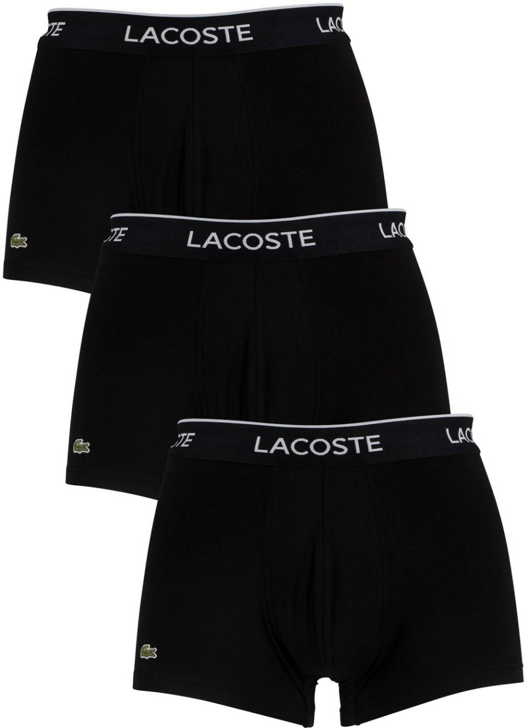 Lacoste 3-Pack Boxershorts Casualnoirs (5H3389)black Sous-vêtements homme