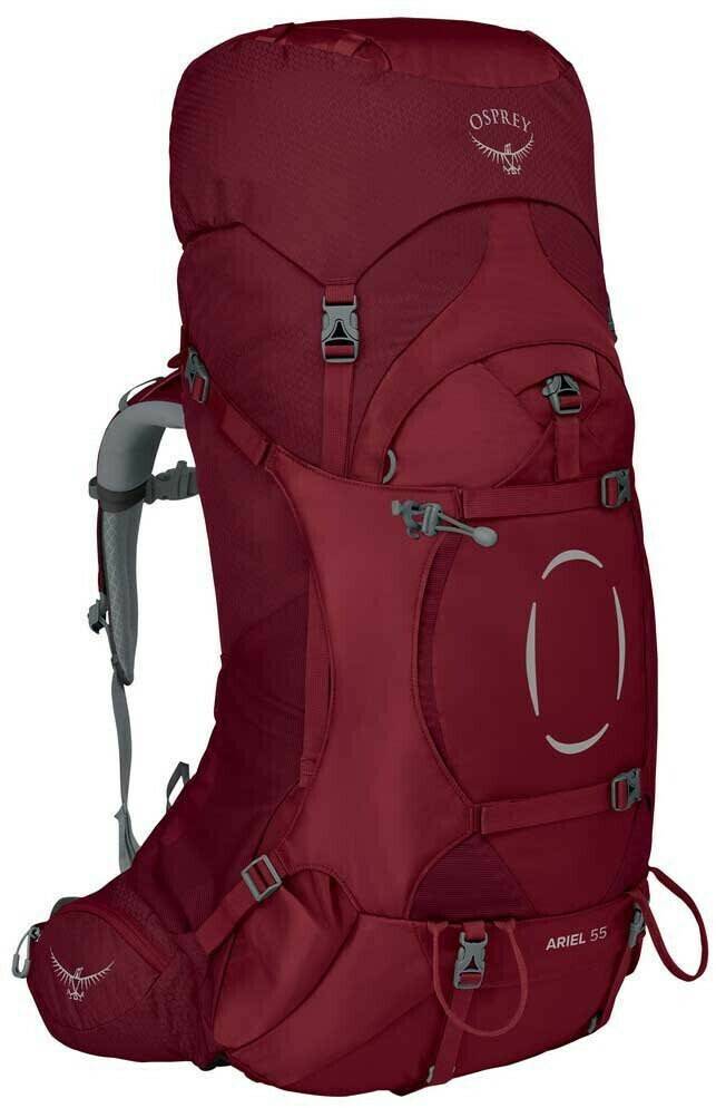 Osprey Ariel 55 (1-045)M/L claret red Sacs à dos