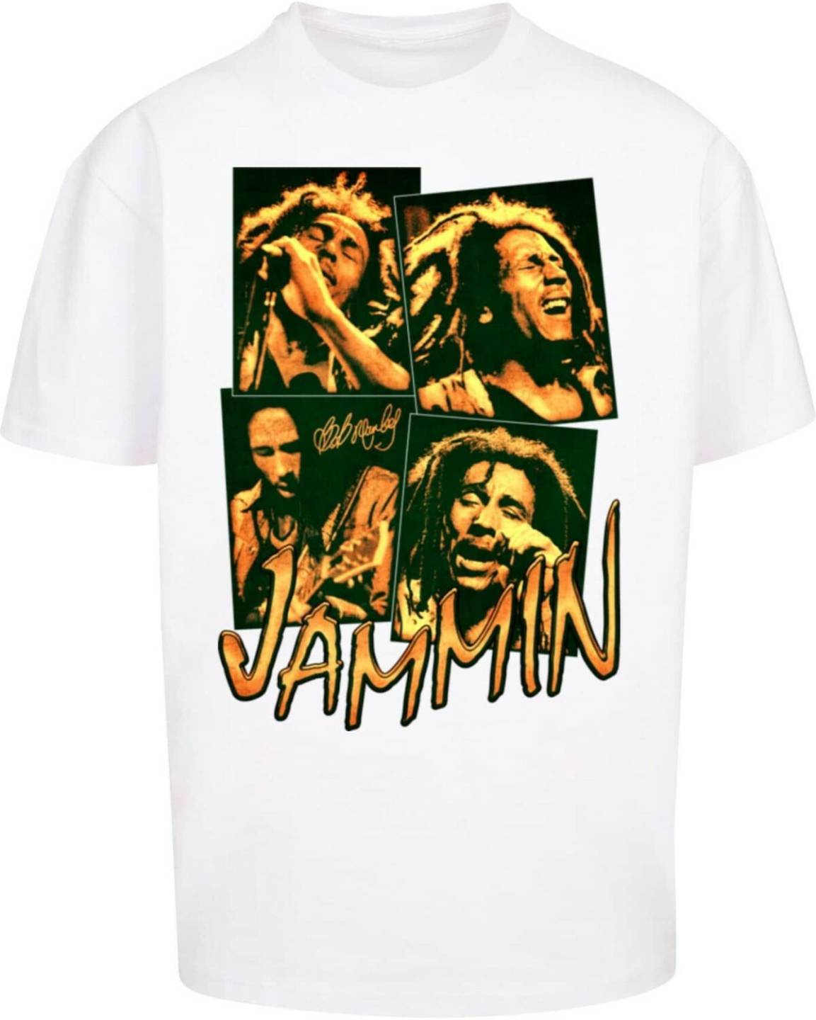 Merchcode Bob Marley Jammin Live Oversized T-shirt T-shirts homme