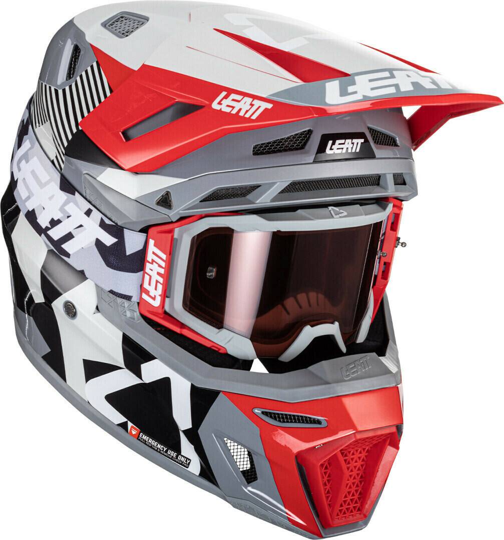 Leatt 8.5 MX Helmet Kit Composite with 5.5 Goggles V.24Forge Casques moto