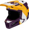 Leatt 2.5 V23 Motocross HelmetYellow/Lila Casques moto