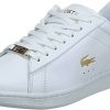 Baskets Lacoste Carnaby Evo Women (leather)white/gold