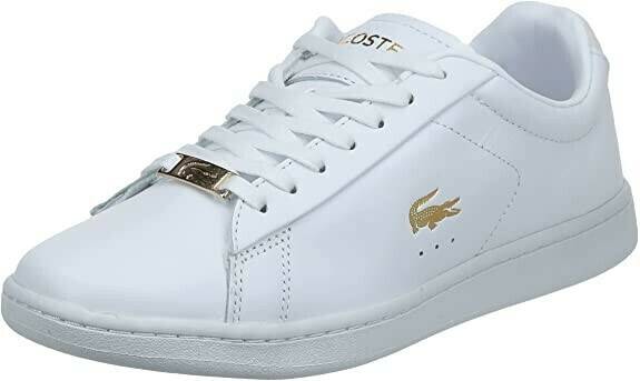 Baskets Lacoste Carnaby Evo Women (leather)white/gold